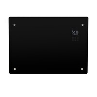 Convector Verwarming Eurom Alutherm Verre 1000W Voor in de Badkamer met Wi-Fi en Glazen Behuizing Zwart