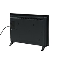 Convector Verwarming Eurom Alutherm Verre 1000W Voor in de Badkamer met Wi-Fi en Glazen Behuizing Zwart