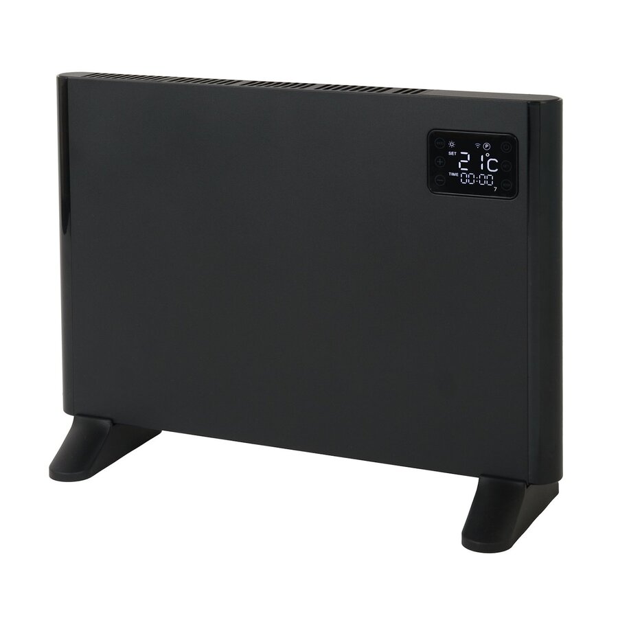 Convector Verwarming Eurom Sani Alutherm 1000W Voor in de Badkamer met Wi-Fi Zwart