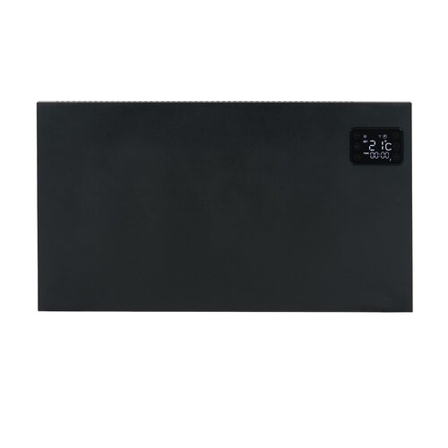 Convector Verwarming Eurom Sani Alutherm 1200XS Voor in de Badkamer met Wi-Fi Zwart 