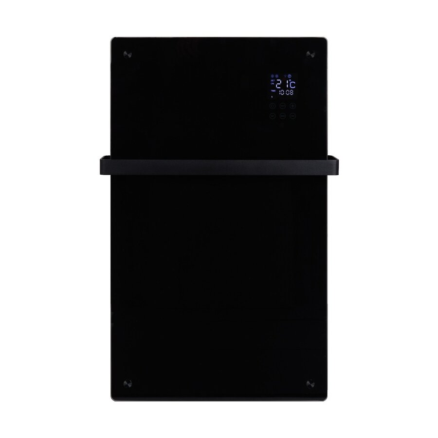 Convector Verwarming Eurom Alutherm Verre 1200W Voor in de Badkamer met Wi-Fi en Glazen Behuizing Zwart
