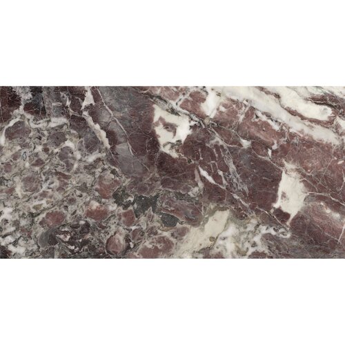 Vloertegel Ape Grupo Breccia Viola 60x120 cm Gepolijst Rood Marmerlook (Prijs per M2) 