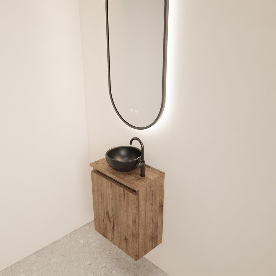 Fonteinmeubel BWS Meadow 40x50 cm Wellington Oak Incl. Topplaat