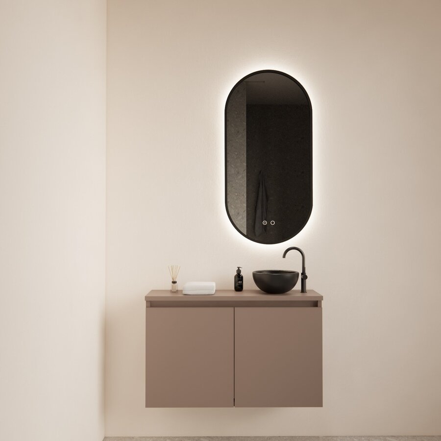 Fonteinmeubel BWS Meadow 80x50 cm Latte Incl. Topplaat