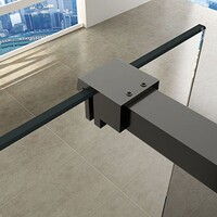 Profielset Met Stabilisatiestang Wiesbaden Slim 120cm Gunmetal