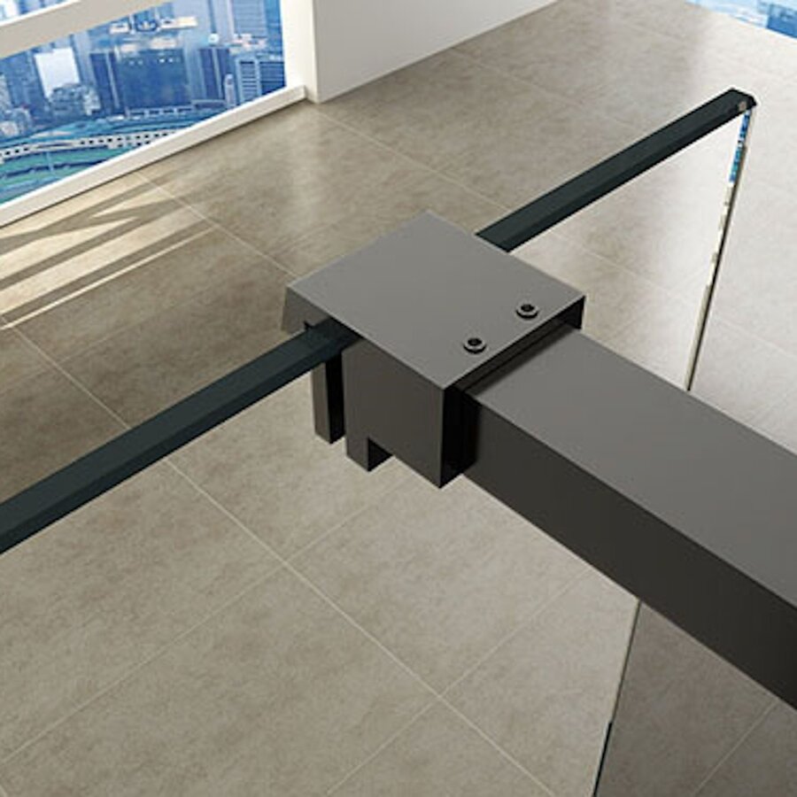 Profielset Met Stabilisatiestang Wiesbaden Slim 120cm Gunmetal