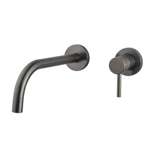 Afbouwdeel Wastafelkraan Wiesbaden Slim Eenhendel Met Coldstart Gunmetal 