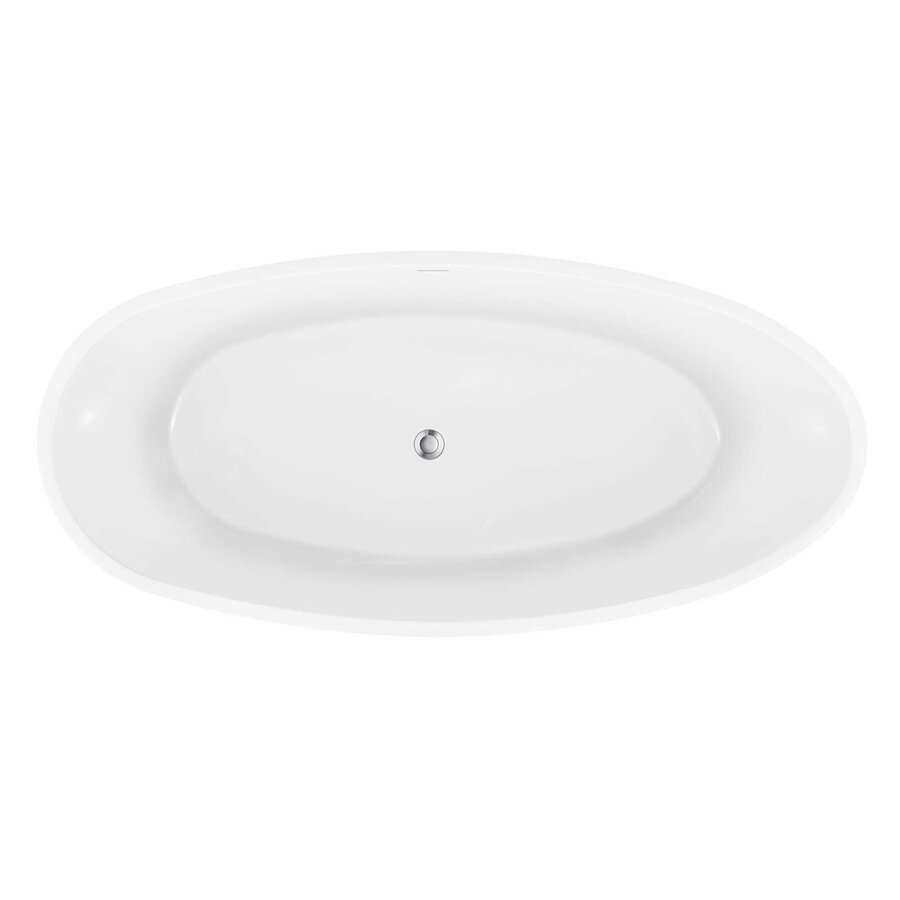 Vrijstaand Bad Luca Sanitair Primo Acryl 170x80x58 cm Incl. Afvoerset Glans Wit