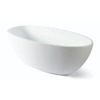 Vrijstaand Bad Luca Sanitair Primo Acryl 170x80x58 cm Incl. Afvoerset Mat Wit