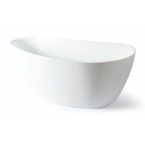 Vrijstaand Bad Luca Sanitair Primo Acryl 170x78x60 cm 260L Incl. Afvoerset Mat Wit 