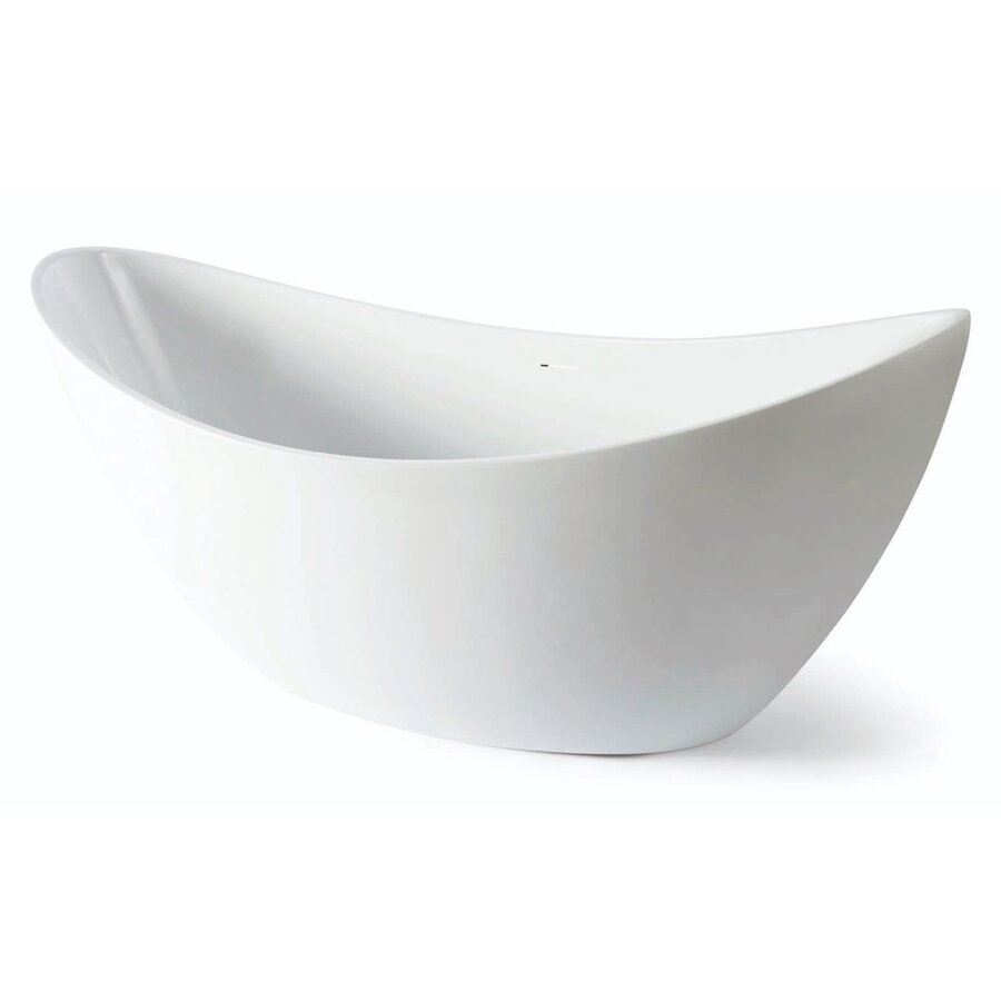 Vrijstaand Bad Luca Sanitair Primo Acryl 180x80x77 cm Incl. Afvoerset Glans Wit