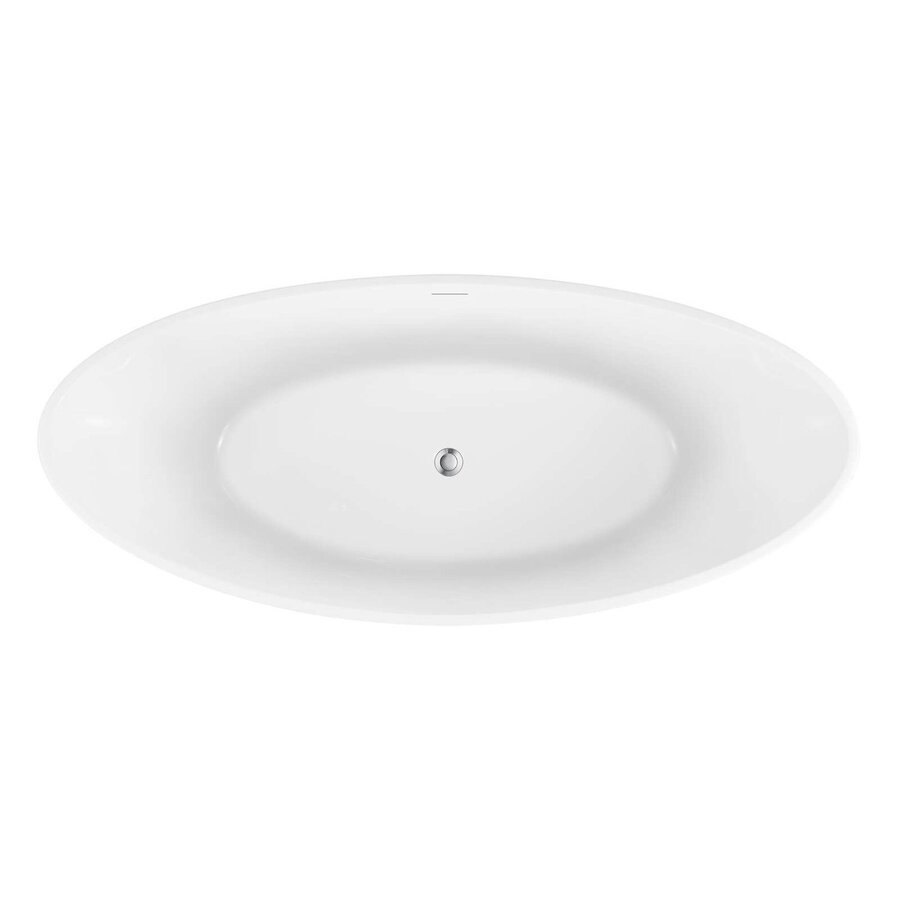 Vrijstaand Bad Luca Sanitair Primo Acryl 180x80x77 cm Incl. Afvoerset Glans Wit