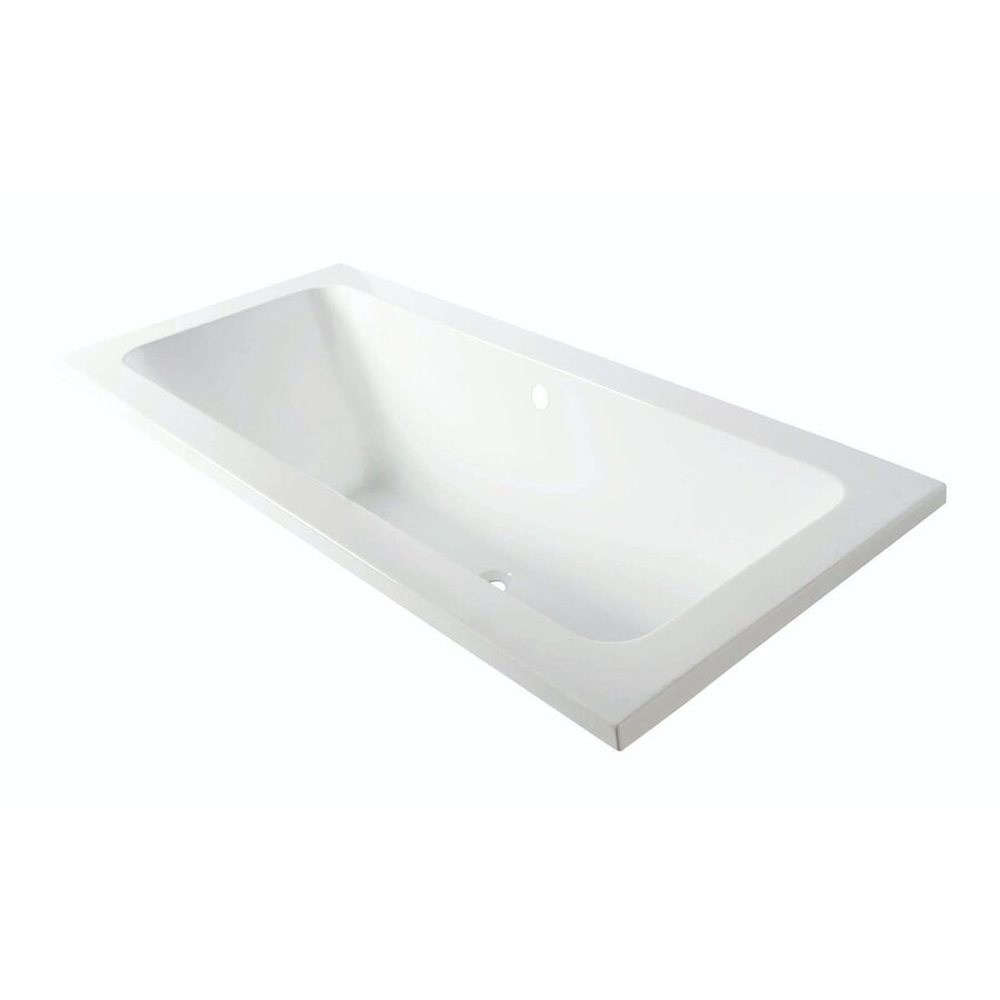 Inbouw Bad Luca Sanitair Primo Acryl 169x74x45 cm Zonder Afvoerset incl. Stelpoten Glans Wit