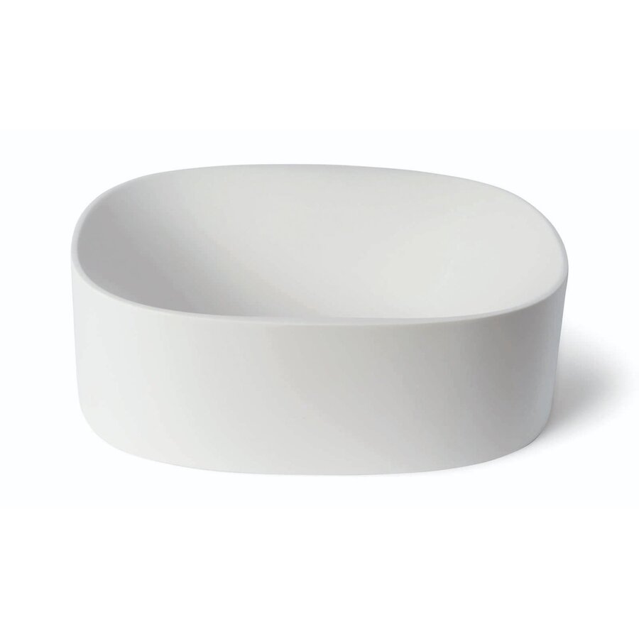 Waskom Luca Sanitair Tate 40x35x12,5 cm Solid Surface Mat Wit