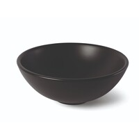 Waskom Luca Sanitair Ceramics Venere Rond 41x41x16 Keramiek Mat Zwart