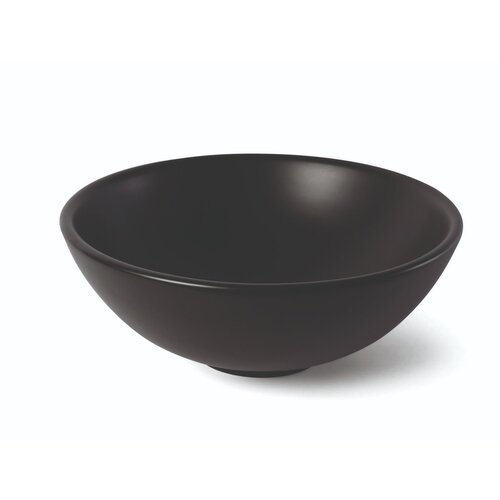 Waskom Luca Sanitair Ceramics Venere Rond 41x41x16 Keramiek Mat Zwart 