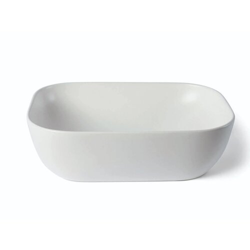 Waskom Luca Sanitair Ceramics Rechthoekig 45,5x45,5x13,5 Keramiek Mat Wit 