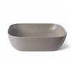 Luca Sanitair Waskom Luca Sanitair Ceramics Rechthoekig 45,5x45,5x13,5 Keramiek Mat Lichtgrijs