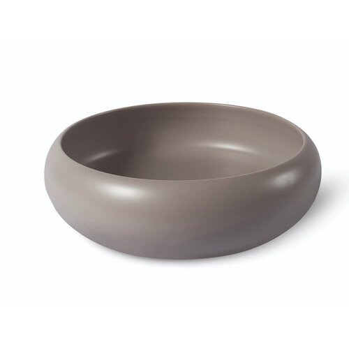 Waskom Luca Sanitair Ceramics Rond 41,5x41,5x12 Keramiek Mat Lichtgrijs 