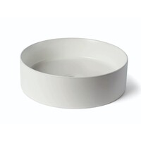 Waskom Luca Sanitair Ceramics Rond 39,4x39,4x11,5 Keramiek Mat Wit