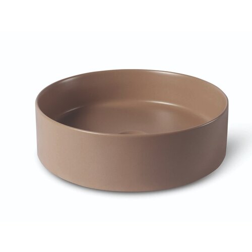 Waskom Luca Sanitair Ceramics Rond 39,4x39,4x11,5 Keramiek Mat Cappuccino 