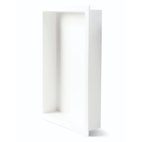 Inbouwnis Luca Sanitair Luva 44,5x29,5x7 cm Solid Surface Mat Wit 