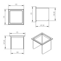 Reserverolhouder Inbouw BWS Milan Mat Wit