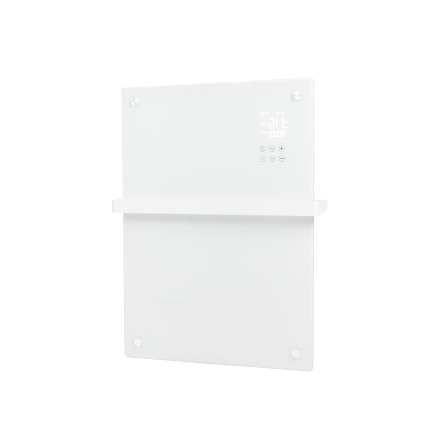 Convector Verwarming Eurom Alutherm Verre 800W Voor in de Badkamer met Wi-Fi en Glazen Behuizing Wit