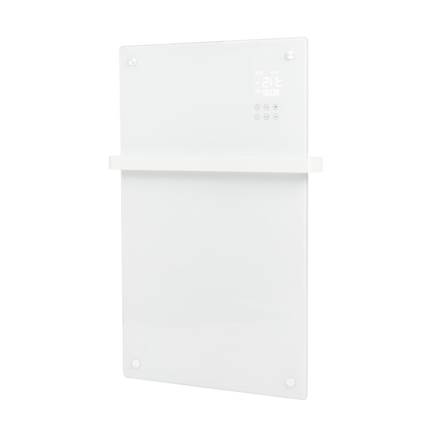 Convector Verwarming Eurom Alutherm Verre 1200W Voor in de Badkamer met Wi-Fi en Glazen Behuizing Wit