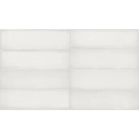 Wandtegel Estudio Ghent Alpine White Glossy 6.9x24 cm (Prijs per M2)