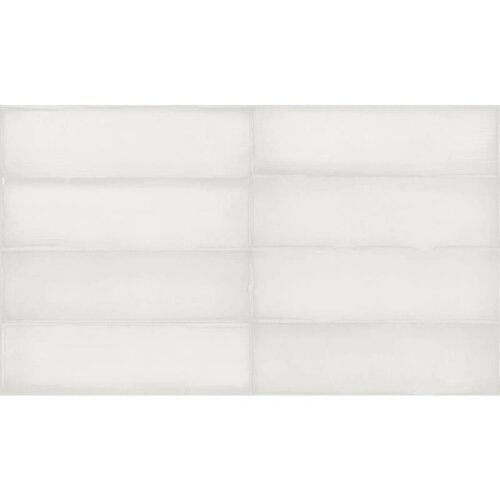 Wandtegel Estudio Ghent Alpine White Glossy 6.9x24 cm (Prijs per M2) 