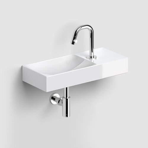 Fonteinset Clou Vale Incl. Toebehoren 7x45 Cm Glanzend Wit 