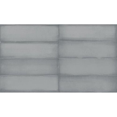 Wandtegel Estudio Ghent Pearl Grey Glossy 6.9x24 cm (Prijs per M2) 