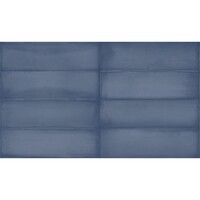 Wandtegel Estudio Ghent Steel Blue Glossy 6.9x24 cm (Prijs per M2)