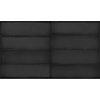 Wandtegel Estudio Ghent Dark Charcoal Matt 6.9x24 cm (Prijs per M2)