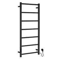 Elektrische Handoekradiator Smedbo Dry 50 x 121cm Mat Zwart