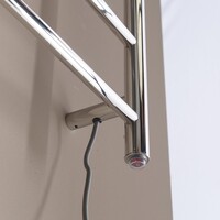 Elektrische Handdoekradiator Sapho Redondo 60x150 cm 130W Chroom