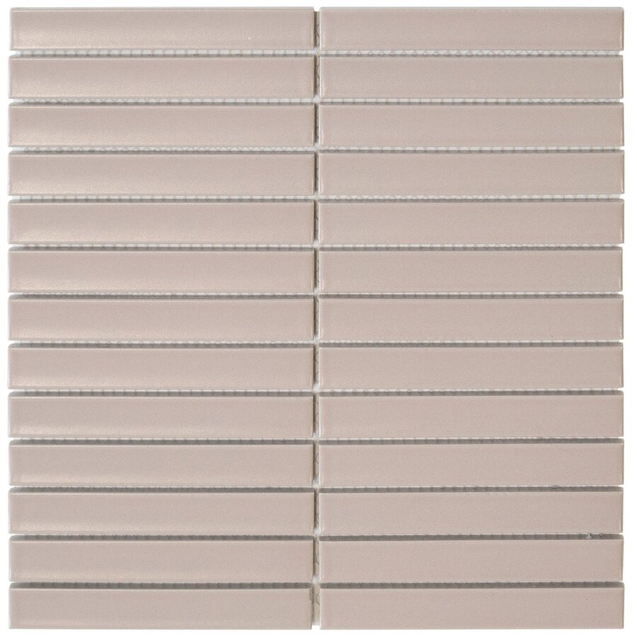 Mozaïek Sevilla Kit-Kat 29.6x29.9 cm Geglazuurd Porselein, Mat Vintage Pink (Prijs per 0.89 M2)