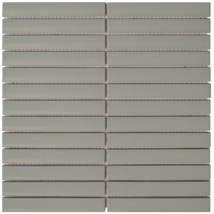 Mozaïek Sevilla Kit-Kat 29.6x29.9 cm Geglazuurd Porselein, Mat Sage Green (Prijs per 0.89 M2)