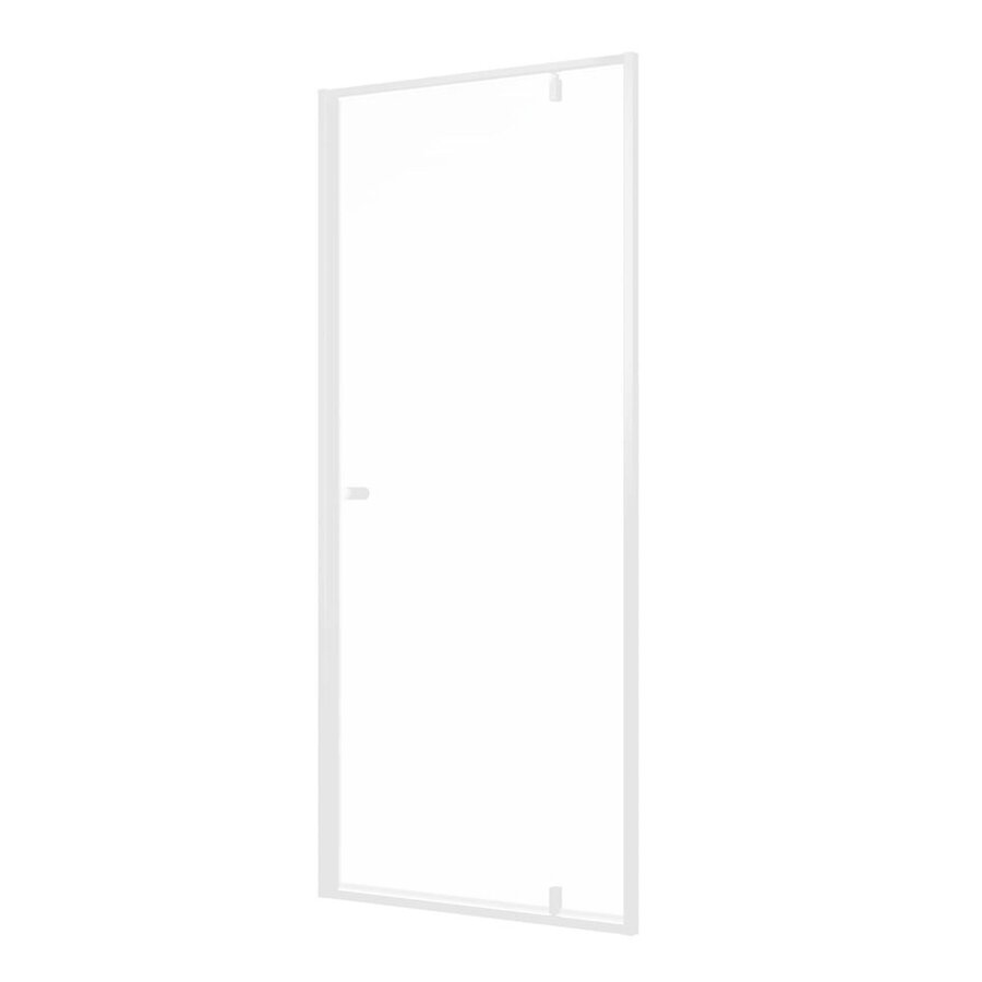 Draaideur Voor Nis Sealskin Contour 90x200 cm Helder Glas 6 mm Mat Wit