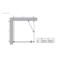 Douchecabine Sealskin Hooked Draaideur met Zijwand 90x90x200 cm Helder Glas Mat Zwart