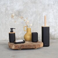 Toiletborstel Sealskin Mind Met Houder Vrijstaand Zwart