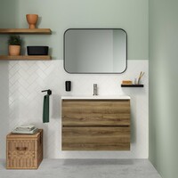 Handdoekrek Tiger Carv 2-armig Zwart