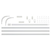 Douchegordijnstangset Sealskin Easy Roll 90x90x90 cm Wit