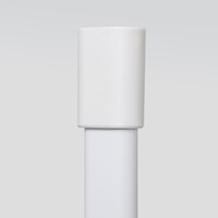 Douchegordijnstangset Sealskin Easy Roll 90x90x90 cm Wit