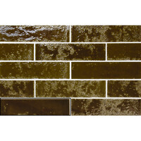 Wandtegel Stardos Pukka 6,4x26 cm Army Green (Prijs per M2)