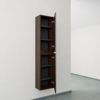 Kolomkast BWS Paris 2 Deuren 160x35x35 cm Sonoma Choco