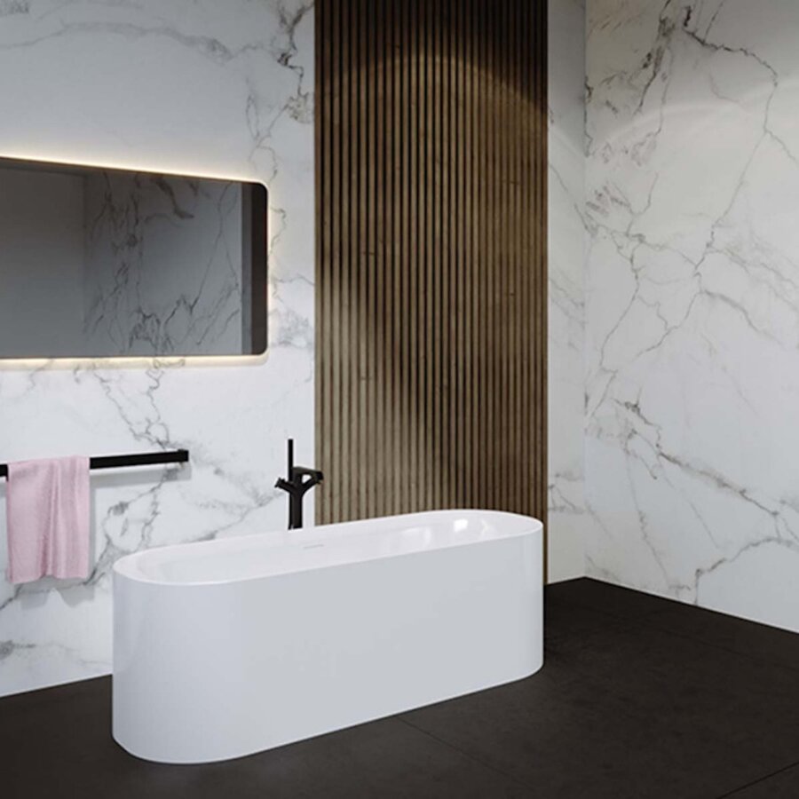 Bad Vrijstaand Riho Devotion 180x70 cm Acryl Glans Wit