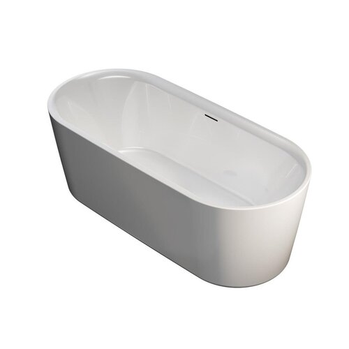 Bad Vrijstaand Riho Modesty 170x76 cm Acryl Hoogglans Wit 