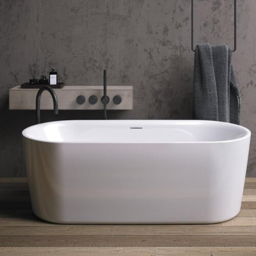 Bad Vrijstaand Riho Modesty 170x76 cm Acryl Velvet Wit 